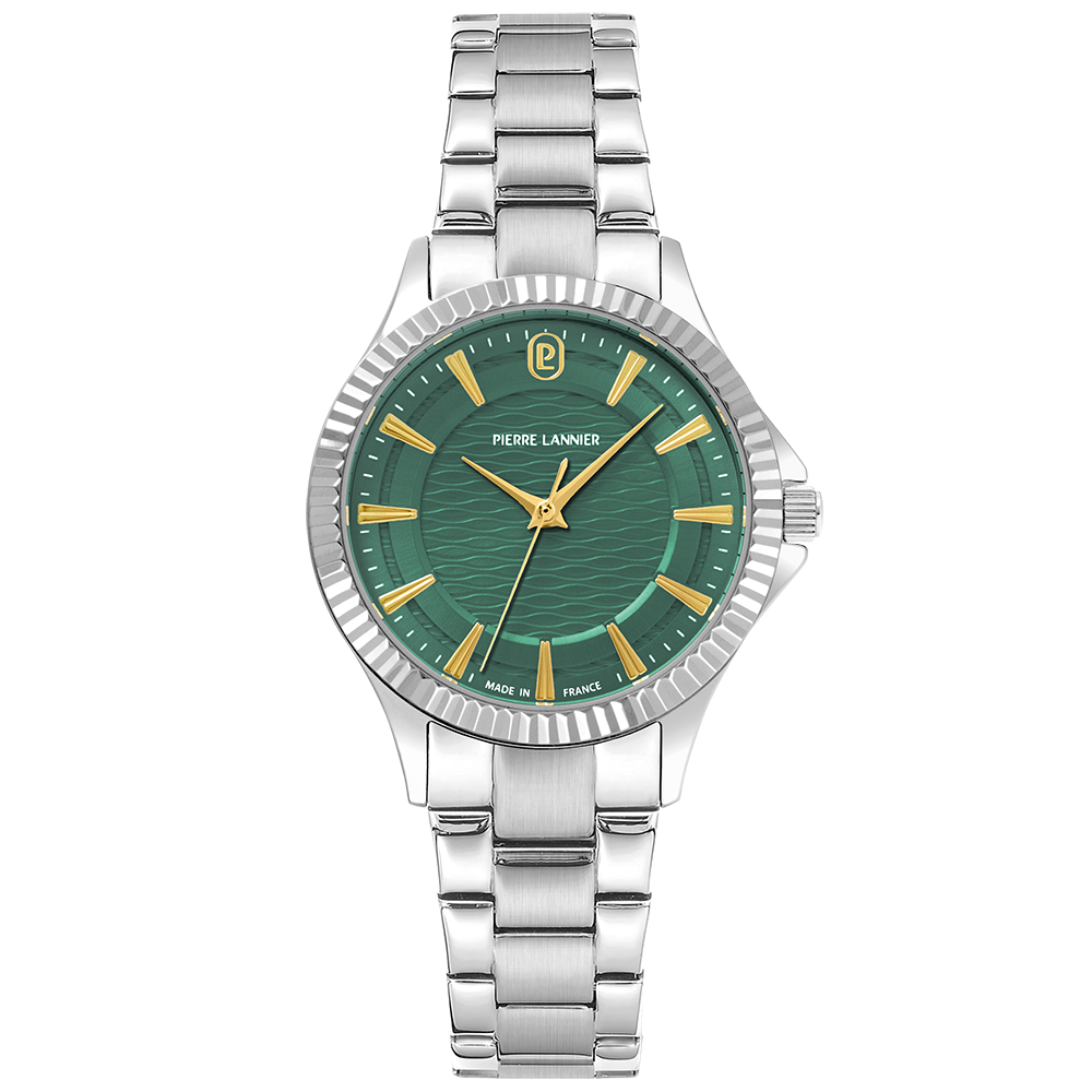 Montre Femme Pierre Lannier METROPOLITAIN-Cadran Vert