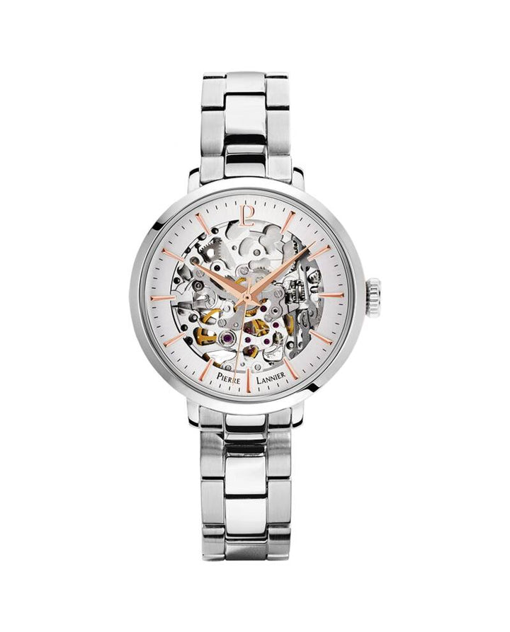 Montre Femme Pierre Lannier AUTOMATIC-Cadran Argenté