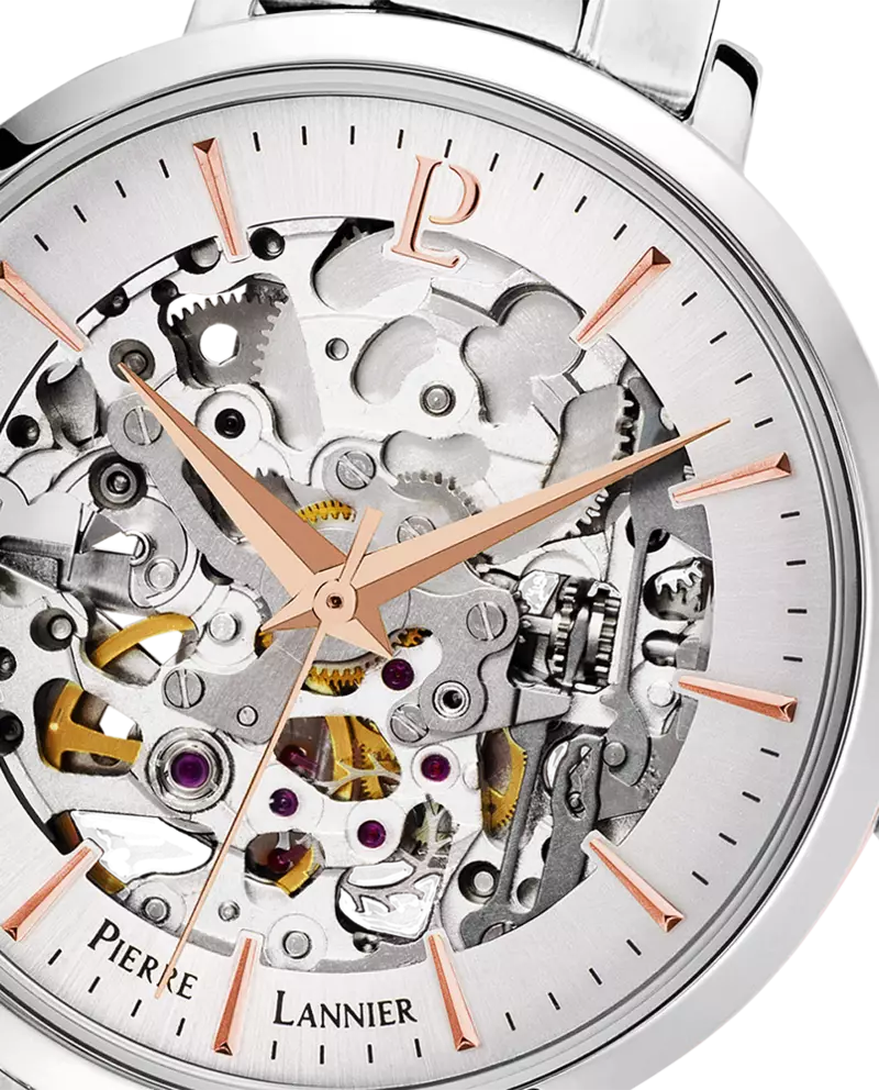 Montre Femme Pierre Lannier AUTOMATIC-Cadran Argenté