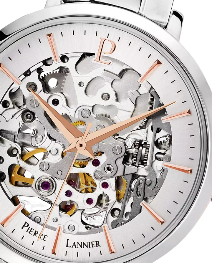 Montre Femme Pierre Lannier AUTOMATIC-Cadran Argenté