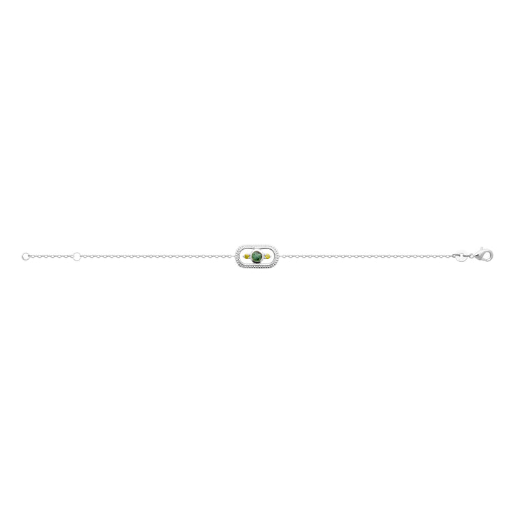 Bracelet AURA JADE-Argent 925/000 &amp; Jaspe