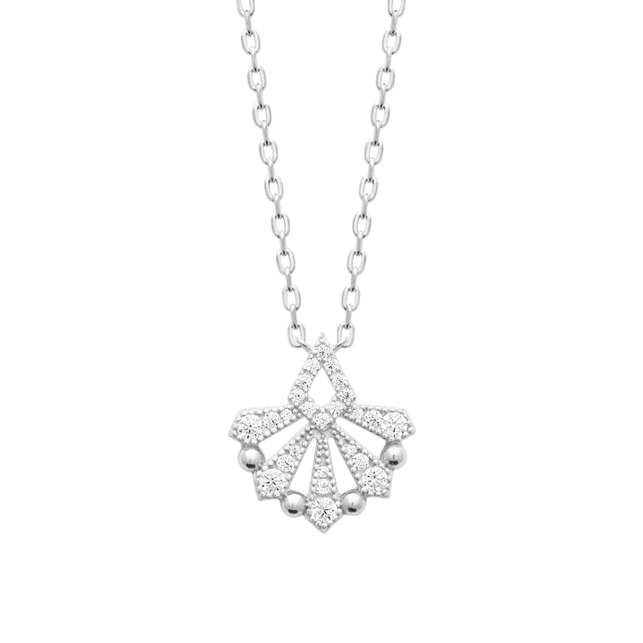Collier MAREA CONCHA-Argent 925/000 &amp; Zirconium