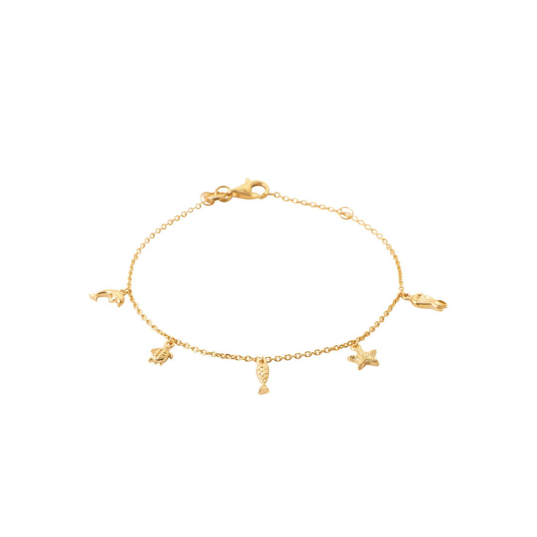 Bracelet MAREA SIRENA-Plaqué or
