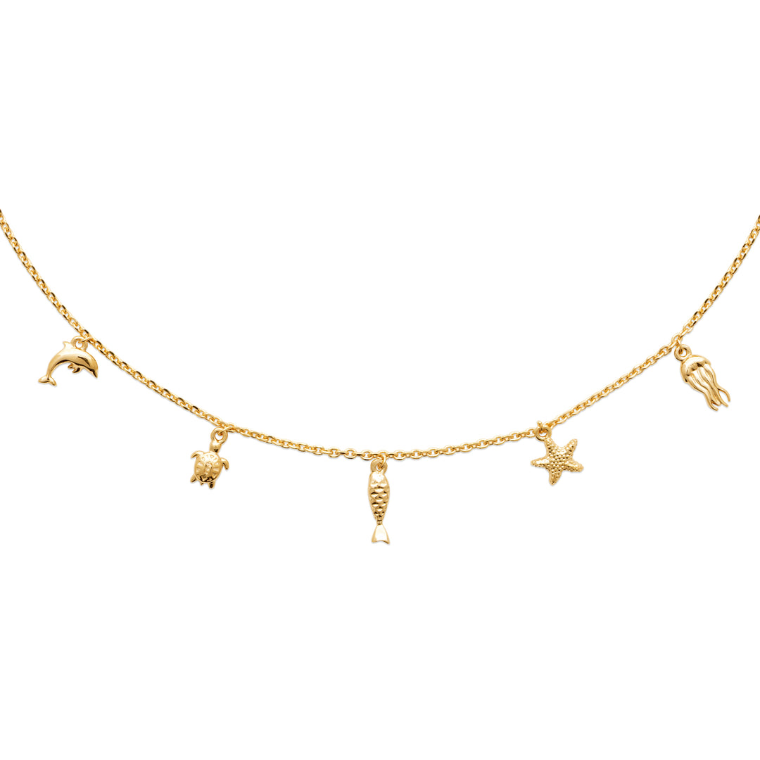 Collier MAREA SIRENA-Plaqué or