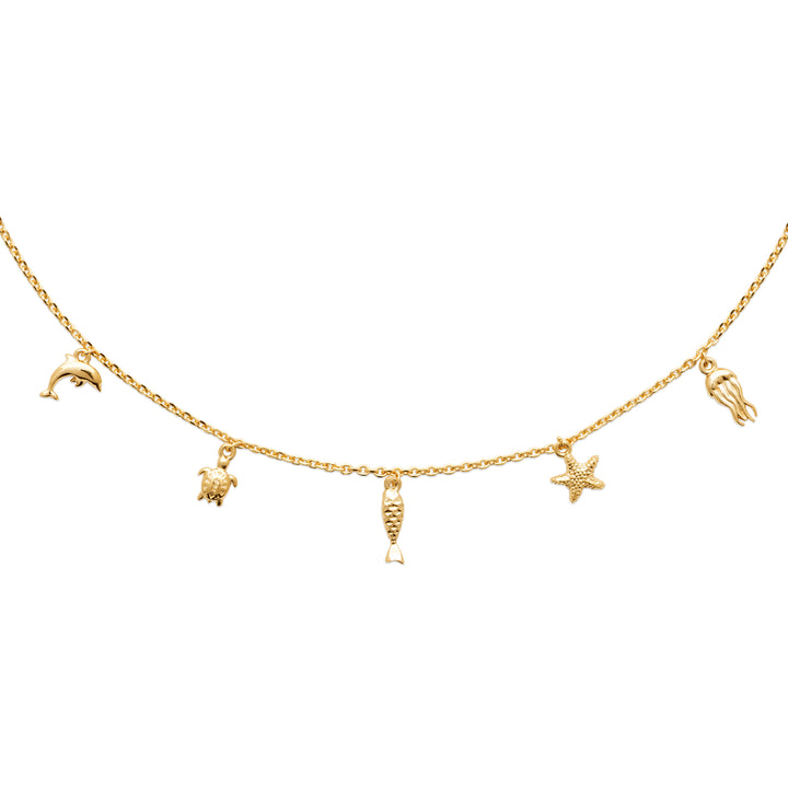 Collier MAREA SIRENA-Plaqué or