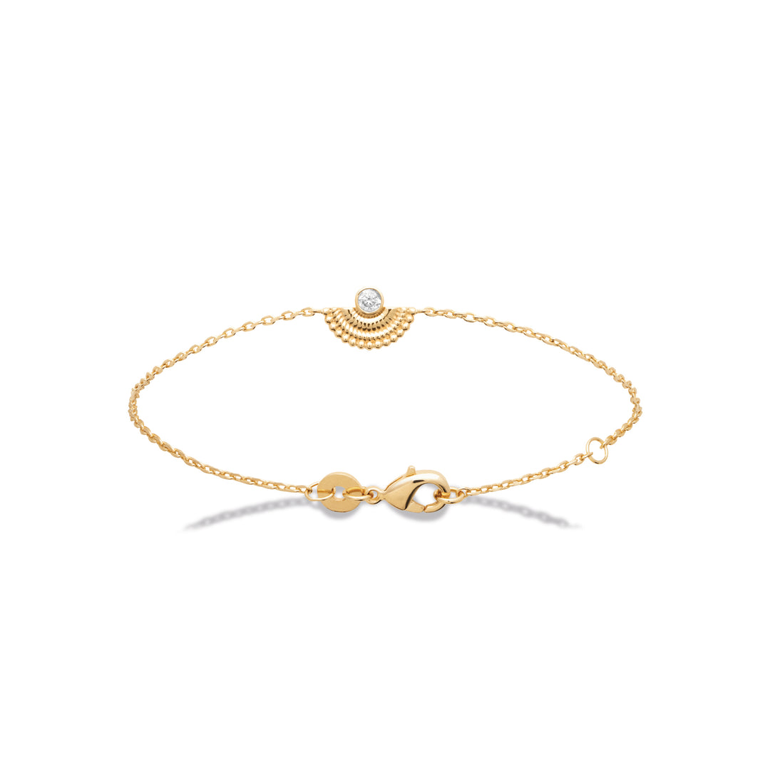 Bracelet MAREA ALIZE-Plaqué or &amp; Zirconium