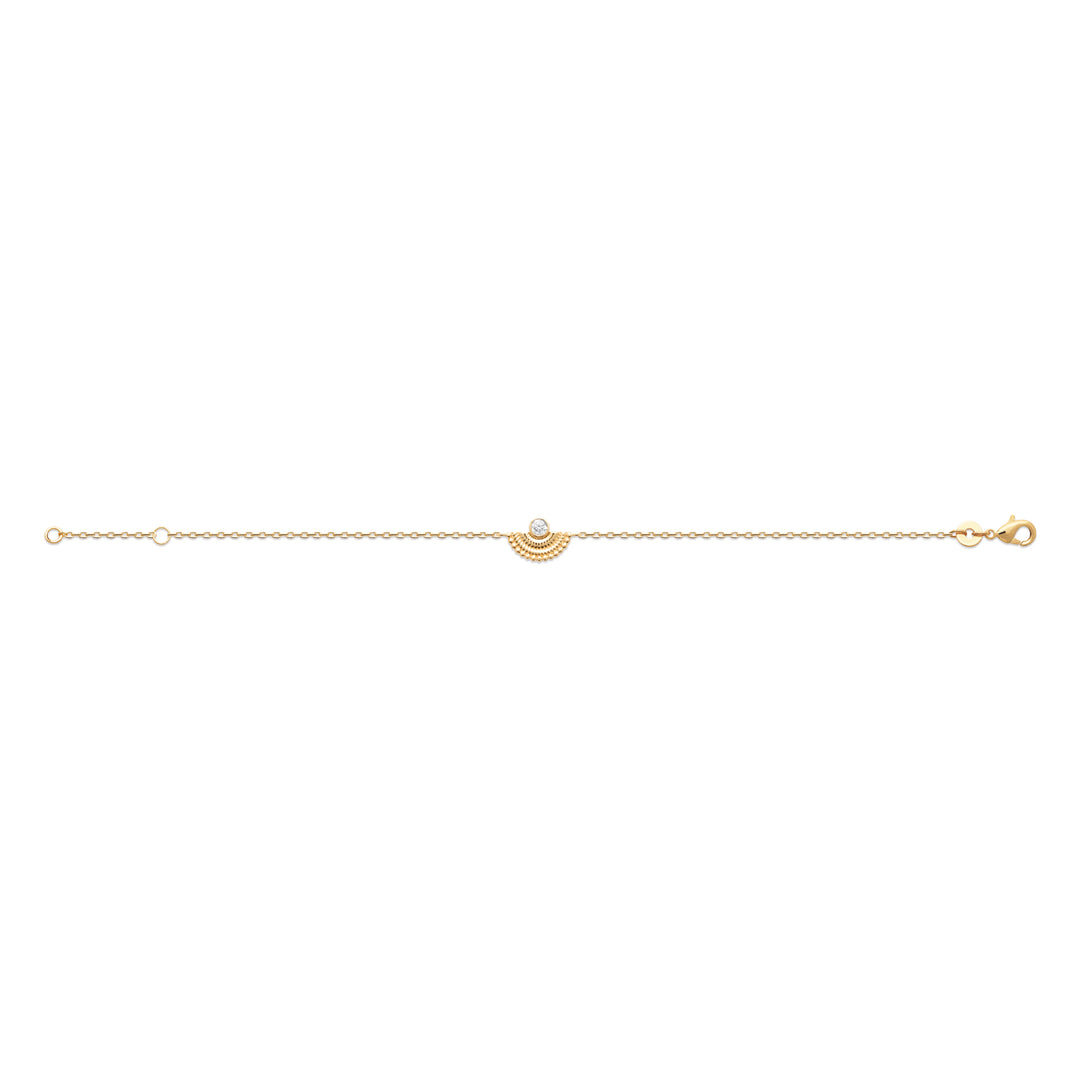 Bracelet MAREA ALIZE-Plaqué or &amp; Zirconium