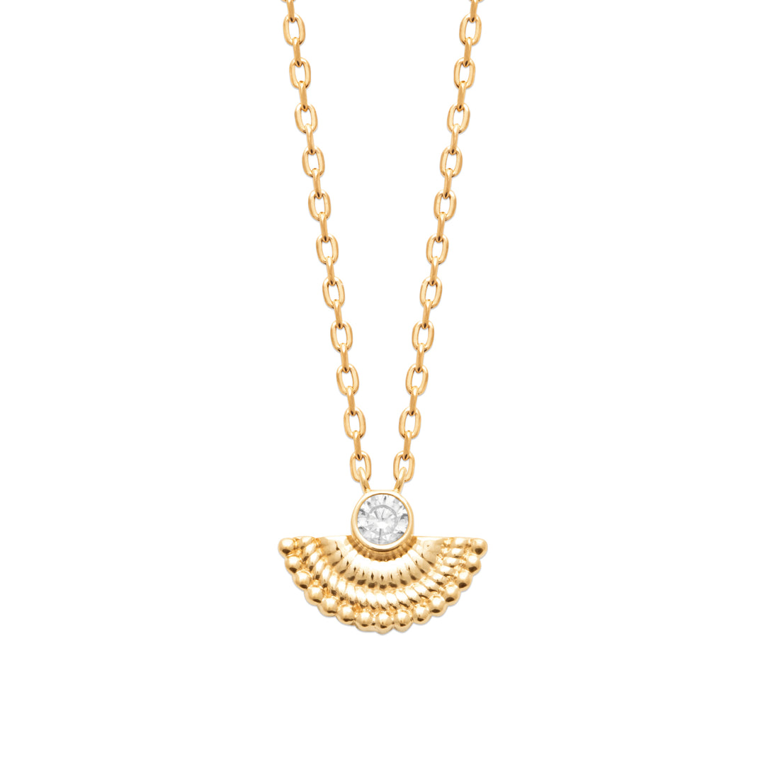 Collier MAREA ALIZE-Plaqué or &amp; Zirconium