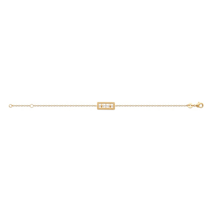 Bracelet GOLDEN AURA-Plaqué or &amp; Zirconium