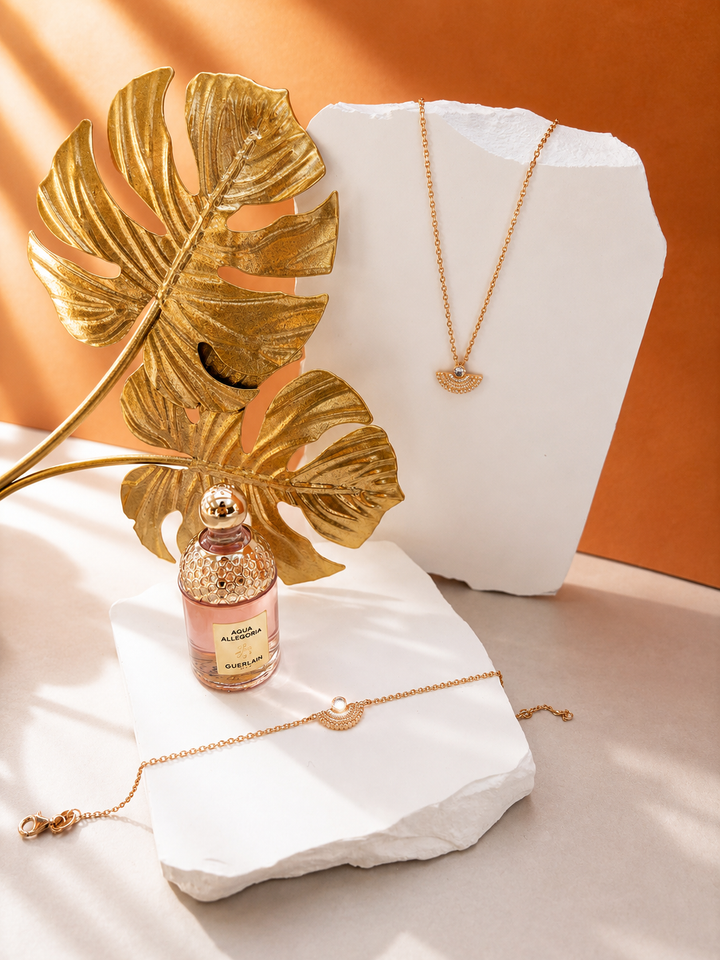 Collier MAREA ALIZE-Plaqué or &amp; Zirconium