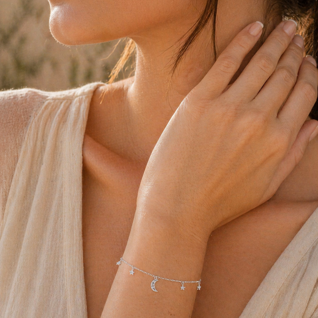 Bracelet CELESTIA ASTRA-Argent 925/000 &amp; Zirconium