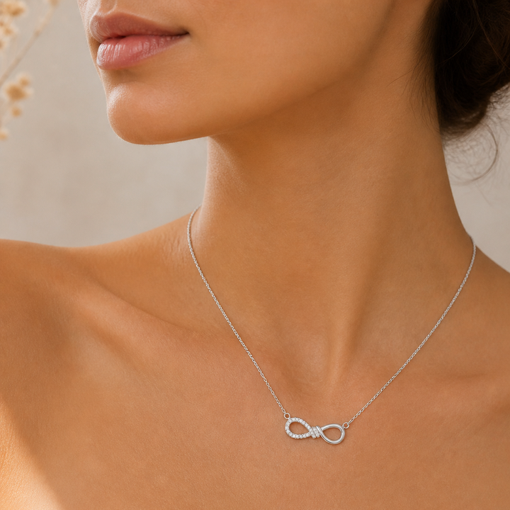 Collier INFINI ECLAT-Argent 925/000 &amp; Zirconium