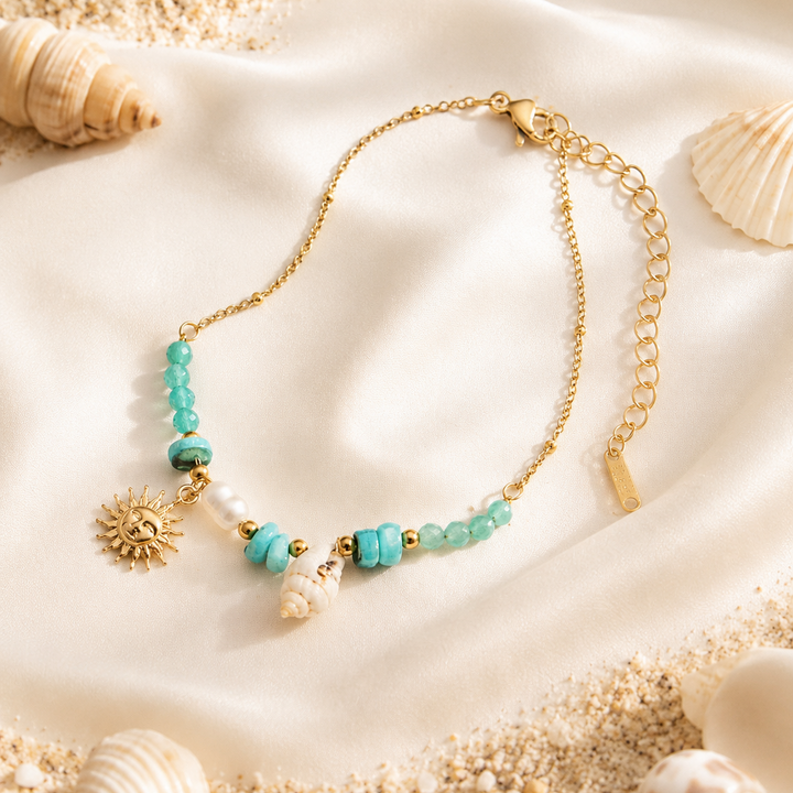 Bracelet CALYPSO Turquoise- Acier Inoxydable