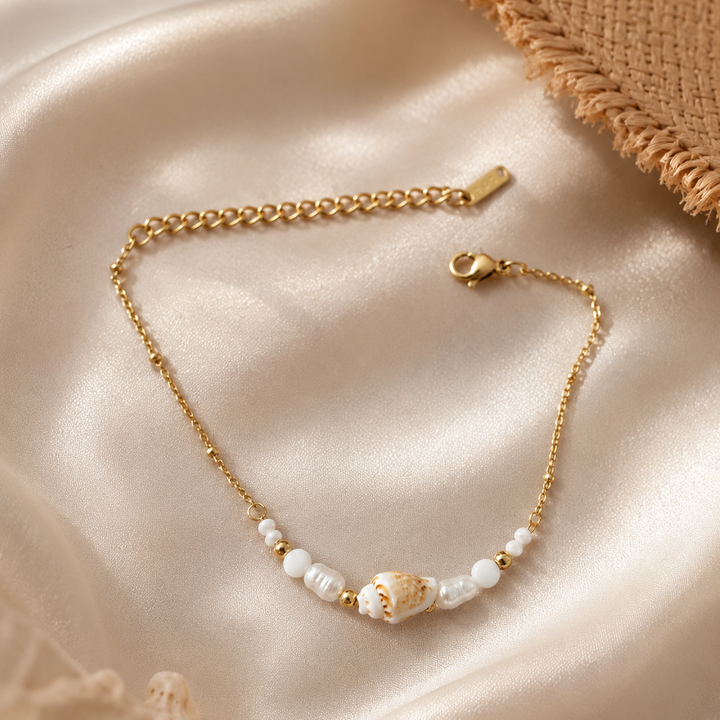 Bracelet TRESOR Coquillage-Acier Inoxydable