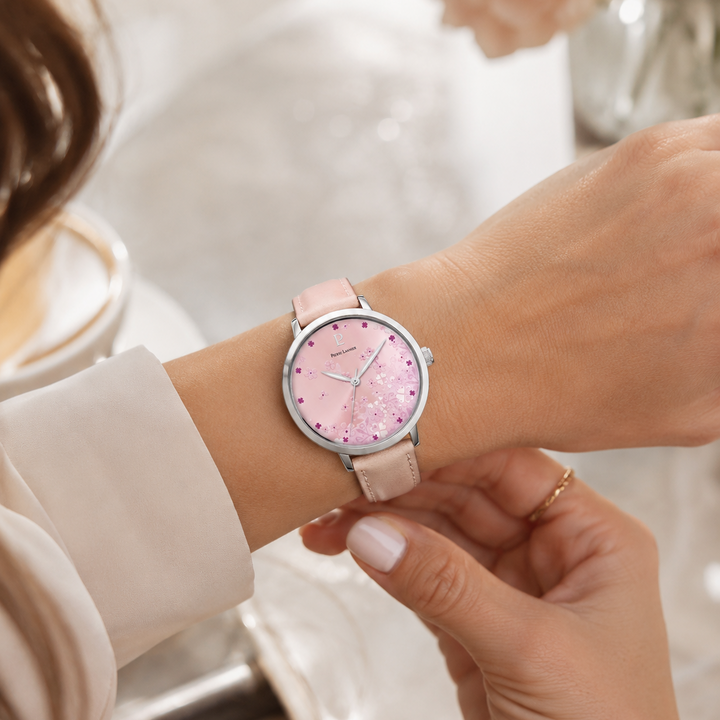 Montre Femme Pierre Lannier TALLIA-Argentée Cadran Rose