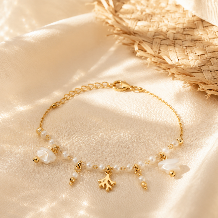 Bracelet TRESOR Corail - Acier Inoxydable