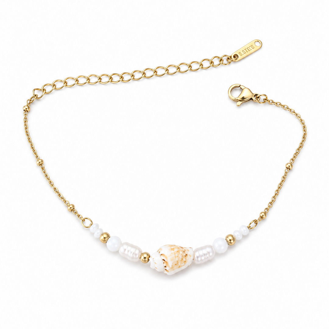 Bracelet TRESOR Coquillage-Acier Inoxydable
