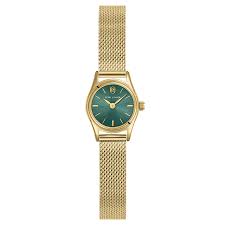 Montre Femme Pierre Lannier PYA- Doré Cadran Vert