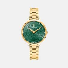 Montre Femme Pierre Lannier- EOLIA Doré Cadran Vert