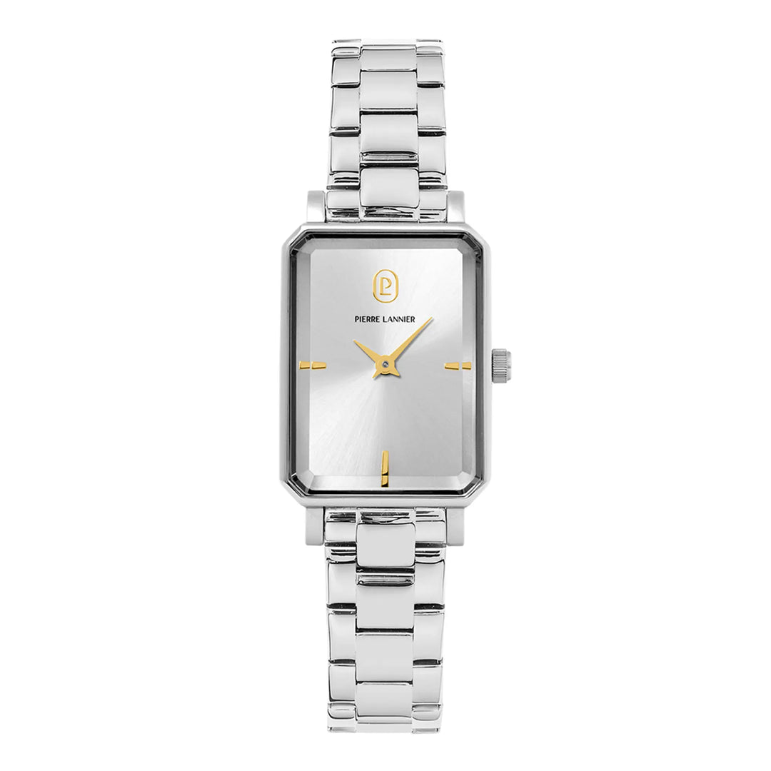 Montre Femme Pierre Lannier ARIANE-Argentée Bracelet Acier Argenté