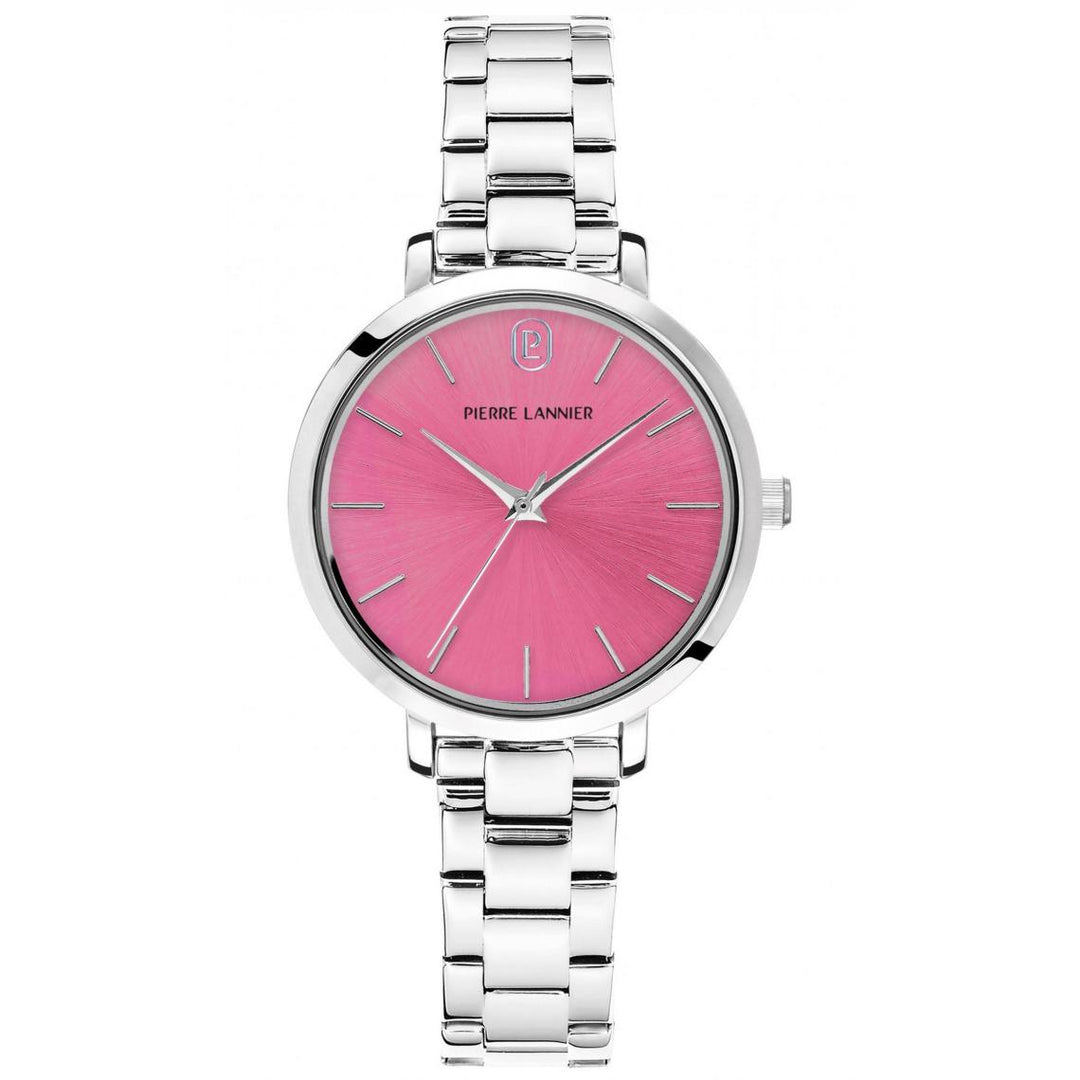 Montre Femme Pierre Lannier CHOUQUETTE-Argentée Cadran Rose