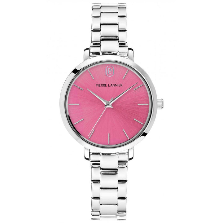 Montre Femme Pierre Lannier CHOUQUETTE-Argentée Cadran Rose